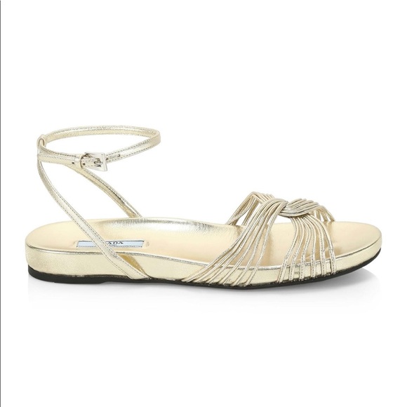 metallic gold gladiator sandals